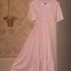 Flowy checkered dress